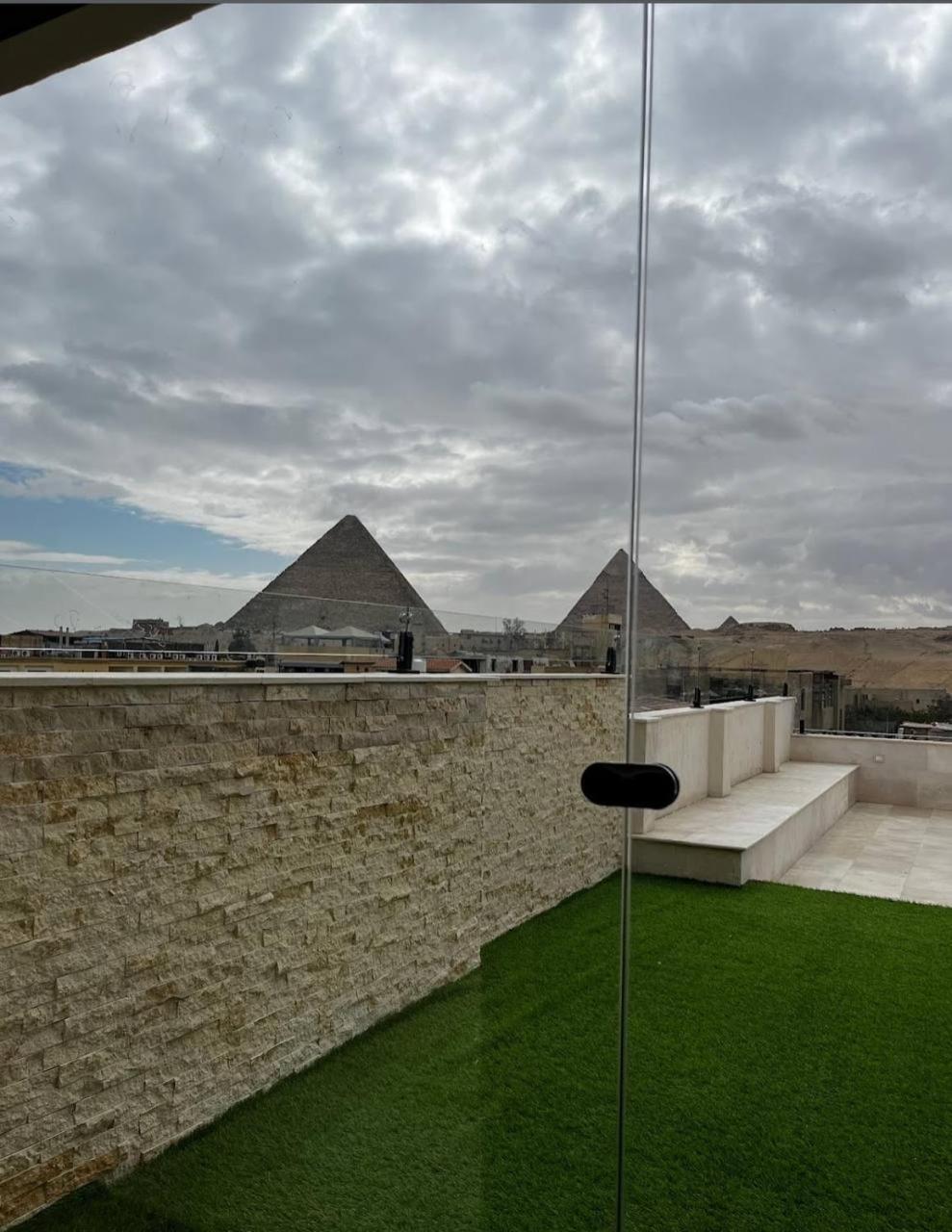 Aziz Egypt Pyramids View 호텔 Kafret el-Gabal 외부 사진